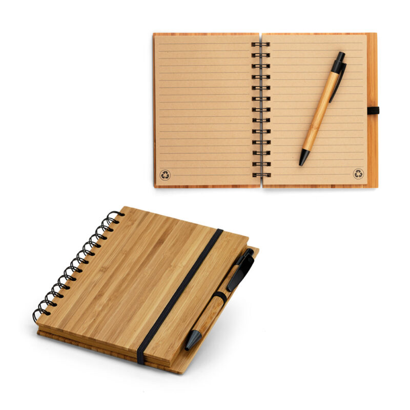 Caderno A5 Espiral em Bambu